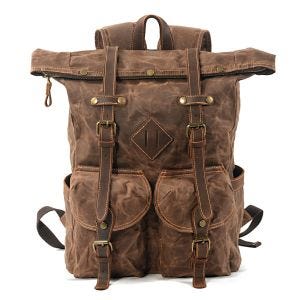 Rucksack für Triumph Bonneville Bobber / Black Craftride RG7 braun_0