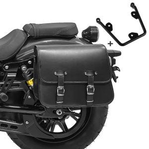 Saddlebag with support compatible with Yamaha XV 950 / R 14-20 left side bag Laredo 20l Craftride