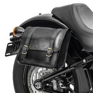 Satteltasche für Triumph Street Cup / Twin / Scrambler Vintage Tasche Craftride SV6 rechts 6Ltr schwarz_0