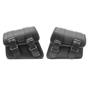 ,Saddlebags Pair compatible with Yamaha XV 1100/ 125 Virago,, XV 950/ R/ Racer Craftride Montana 2x 8L black,