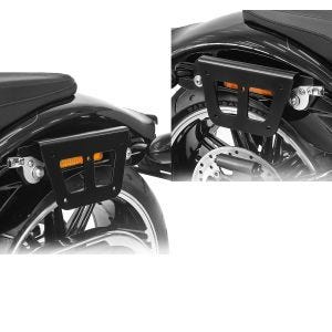 Set Satteltaschenhalter für Harley Softail Slim 18-21 Kofferträger abnehmbar Craftride QL_1