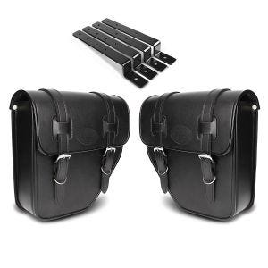 Set 2x Satteltasche + Haltesatz für Yamaha XV 950 / R / 950 Racer Craftride TXP_1