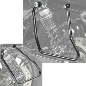 Satteltaschenhalter für Harley-Davidson Sportster 04-20 schwarz Craftride_0