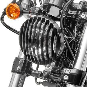 Headlight Grill Cover fits for Harley Davidson Sportster Forty-Eight 48 10-20 black by Craftride