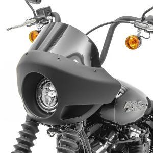 Scheinwerfer Verkleidung für Yamaha XV 950 / R VD4 Lampenmaske 5,75" schwarz matt_1