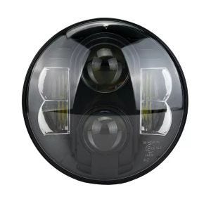 LED Headlight 7" Inch fits for Harley Davidson Street Glide / Special ECE Projector Craftride TH4 black