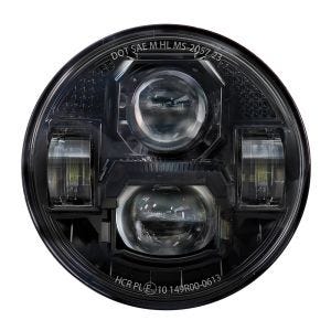 LED Headlight 5.75" Inch fits for Harley Davidson Craftride NL17 Headlamp black