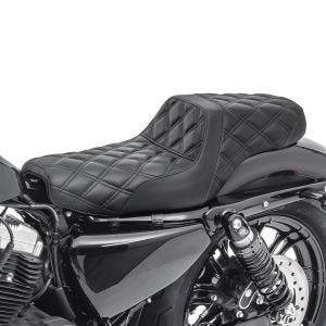 Doppel Sitzbank für Harley Sportster 1200 Nightster 08-12 Duo Sitz Craftride SP4 black_1