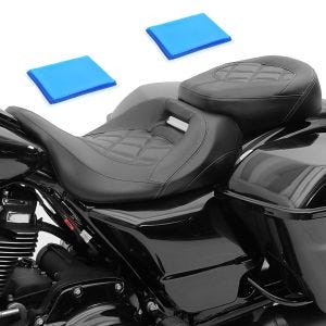 Gel seat fits for Harley Davidson Road Glide Special 15-23 RH3G black Craftride