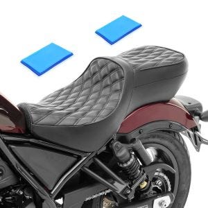 Double Seat Gel compatible with Honda Rebel 1100 CMX 21-24 Duo Seat Craftride XB6