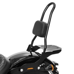 Sissybar Harley Softail Slim 18-20 Craftride Fast Rider-L inkl. Gepäckträger schwarz