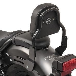 Sissy bar XS3 compatible with Honda Rebel 500 CMX 17-24 black Craftride