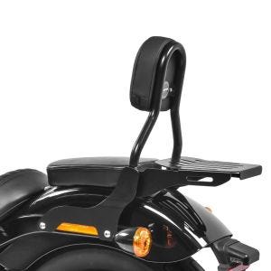 Sissy bar CL Fix fits for Harley Davidson Softail Slim 18-22 with luggage rack black Craftride