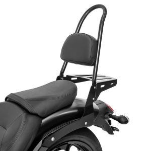Sissy Bar + Luggage Rack compatible with Kawasaki Vulcan S/ Café 15-24 black Casual L Craftride