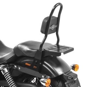 Sissy bar CSM Fix fits for Harley Davidson Dyna Low Rider S 16-17 with luggage rack black Craftride