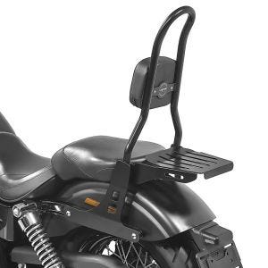 Sissy bar CSL Fix fits for Harley Davidson Dyna Low Rider S 16-17 with luggage rack black Craftride