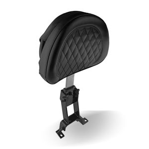 Driver Sissy Bar Backrest Diamond compatible with Indian Chieftain Dark Horse 17-24 Craftride