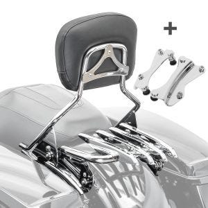 Sissybar + Gepäckträger XB für Harley Electra Glide Ultra Limited 09-13 chrom Craftride_1