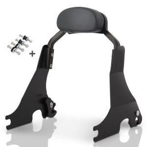 Sissy Bar S1 für Harley Davidson Sportster 1200 Nightster 08-12 abnehmbar mit Docking Kit schwarz_0