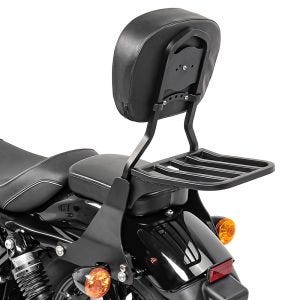 Sissybar Harley Sportster 1200 Nightster (XL 1200 N) 08-12 Craftride Fast Driver-S inkl. Gepäckträger schwarz_0