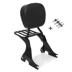 Sissy Bar fits for Harley Davidson Sportster 883 R Roadster 04-15 Craftride incl. Rear rack and Docking kit black