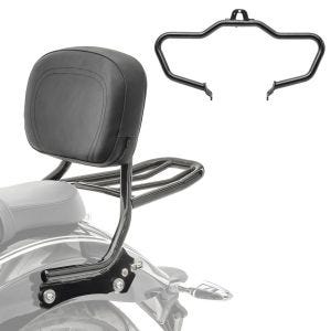 Sturzbügel Mustache + Sissybar mit Gepäckträger für BMW R 18 / Classic 20-21 Craftride QL2_1