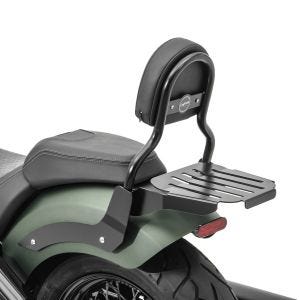 Sissy bar CL3 compatible with Indian Chief Dark Horse 21-24 with luggage rack black Craftride