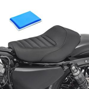 Gel Solo Seat fits for Harley Davidson Sportster 10-20 driver seat Craftride SO5 black