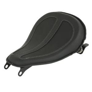 Solo Seat with springs fits for Harley Davidson Dyna / Sportster 07-20 spring saddle Craftride JD9 black