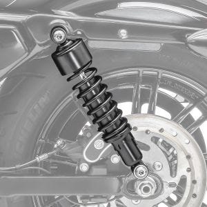 Stoßdämpfer 11,9 Zoll Harley Davidson Sportster 1200 Nightster 08-12 Craftride schwarz_0