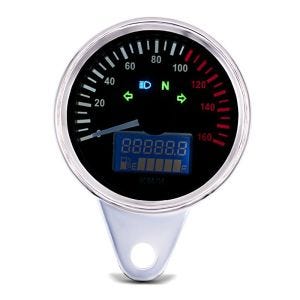 Tachometer compatible with Triumph Bonneville Bobber / chrome Tachometer Craftride KTX in chrome