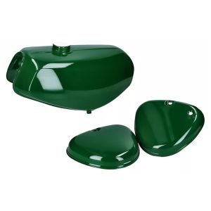 Tank / Petrol Tank compatible with Simson S51 / S50 / S70 with side cover Craftride dark green