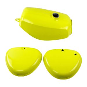 Tank / Petrol Tank compatible with Simson S51 / S50 / S70 with side cover Craftride yellow