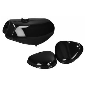 Tank / Petrol Tank compatible with Simson S51 / S50 / S70 with side cover Craftride black