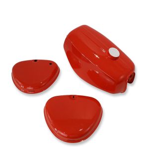 Tank / Petrol Tank compatible with Simson S51 / S50 / S70 with side cover Craftride New Style red