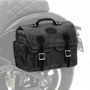 Seitentasche für Indian Chief / Bobber / Dark Horse Satteltasche Craftride CV1 schwarz_1