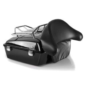 Topcase Box fits for Harley Davidson Softail Slim / Sport Glide / Springer Craftride Chopped II with luggage rack black