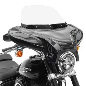 Batwing Verkleidung für Yamaha XVS 1300 A Midnight Star Craftride mit Windschild schwarz_0