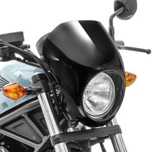 Lampenmaske Universal 5,75" Scheinwerferverkleidung Craftride SM5 schwarz_1