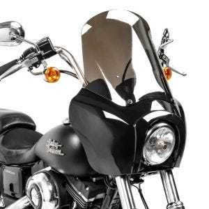 Headlight Fairing MG5 fits for Harley Davidson Dyna Low Rider / S 99-17 Windshield black-light smoke Craftride