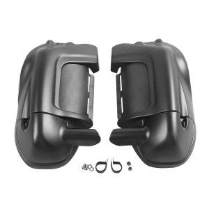 Lower vented Leg Fairing fits for Harley Davidson Touring Models 1983-2013 Craftride black matt