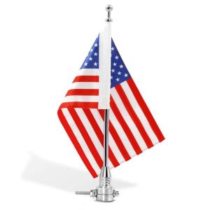 American Flag Kit with bracket fits for Harley Davidson Freewheeler / FXDR 114 Craftride FH1 chrome