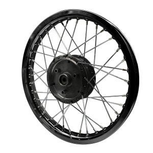 ,Spoke wheel rim aluminum 1,,6x16 for Simson S51 S50 S70 Schwalbe KR51 alloy Craftride AF13 black,