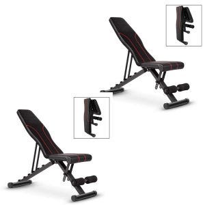 Set 2x Multifunctional incline bench Cranit VS1 Adjustable weight bench