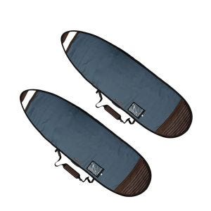 Set 2x Surfboard bag travel bag SR1 Cranit surfboard bag for 8" boards blue