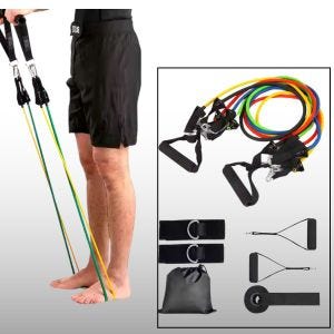 Fitnessset FS10 Widerstandsbänder Set Home Workout DPL1