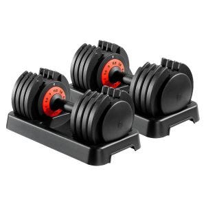 Set 2x Adjustable dumbbell Cranit VH1 dumbbell set with multiple levels
