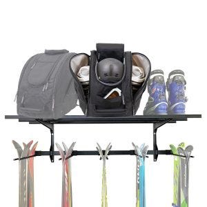 Set Skihelm und Schuhe Rucksack + Wandhalterung Skiausrüstung Divit TH12 Helmtasche und Skihalterung schwarz