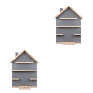Set 2x children's wall shelf fits for Tonies WT10 Divit Toniebox shelf