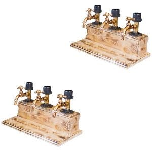 Set 2x Liqueur dispenser LS10 Spirits dispenser for 3 bottles and tap